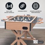 Hathaway Daulton 55" Foosball Table - Urban Oak