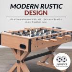 Hathaway Daulton 55" Foosball Table - Urban Oak
