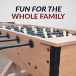 Hathaway Daulton 55" Foosball Table - Urban Oak