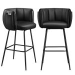 360° Swivel Bar Stools Set of 2