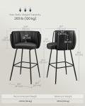 360° Swivel Bar Stools Set of 2