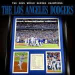 Los Angeles Dodgers 2025 Champions Framed Wall Art