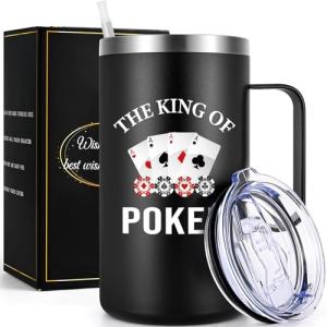 King of Poker Insulated Coffee Mug for Gamers