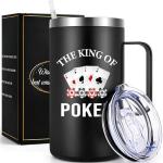 King of Poker Insulated Coffee Mug for Gamers