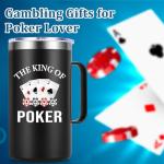 King of Poker Insulated Coffee Mug for Gamers