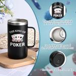 King of Poker Insulated Coffee Mug for Gamers