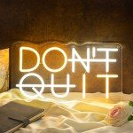 Don't Quit LED Neon Sign for Man Cave
