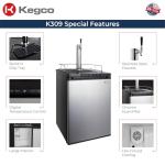 Kegco Stainless Steel Keg Dispenser K309SS-1
