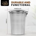 Stainless Steel Cigar Ashtray with Spring Clip