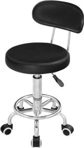 Adjustable Rolling Stool for Home or Salon