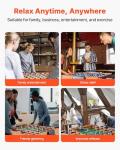 VEVOR 42-Inch Folding Foosball Table for Game Rooms