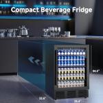 24-Inch Beverage Refrigerator for Home or Bar