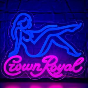 Dimmable Whisky Neon Sign for Man Cave Decor