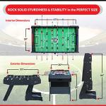 KICK Majesty 55" Black Folding Foosball Table
