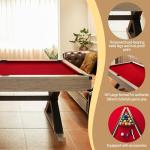 7 FT Rustic Grey Pool Table with Accessories
