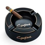 Large Black Cigar Ashtray for Patio Use