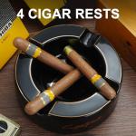 Large Black Cigar Ashtray for Patio Use