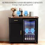 Mini Fridge Cabinet for Man Cave and Bar