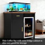 Mini Fridge Cabinet for Man Cave and Bar