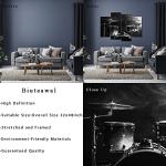 Rock Band Canvas Wall Art Set for Man Cave