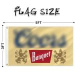 Funny Beer Flag for Man Cave or Dorm Room