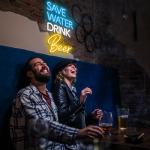 Kavaas Neon Beer Sign for Man Cave Decor