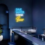 Kavaas Neon Beer Sign for Man Cave Decor