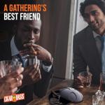 Gun Metal Cigar Ashtray with Cover - Wind Resistant