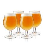 True Classic Tulip Beer Glasses Set of 4