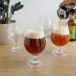 True Classic Tulip Beer Glasses Set of 4