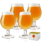 True Classic Tulip Beer Glasses Set of 4