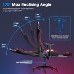 Douxlife Ergonomic Gaming Recliner with Footrest