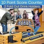 SereneLife 48" Adjustable Foosball Table for Man Cave