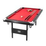 VEVOR 6.3 ft Portable Pool Table Set