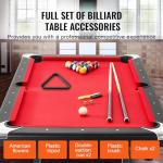 VEVOR 6.3 ft Portable Pool Table Set
