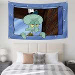 Funny Octopus Wall Tapestry for Man Cave