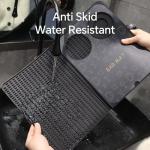 Compact Folding Bar Mat and Cutting Board Set