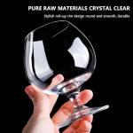 Crystal Whiskey Snifter Glasses Set of 2
