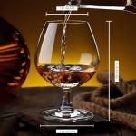Crystal Whiskey Snifter Glasses Set of 2