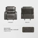 Grey Rocker Recliner Chair for Ultimate Comfort