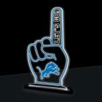 Detroit Lions LED Foam Finger Tabletop Light