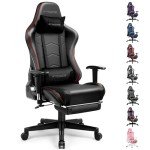 GTRACING Bluetooth Gaming Chair with Footrest & Speakers