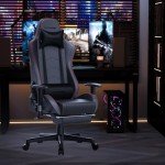 GTRACING Bluetooth Gaming Chair with Footrest & Speakers