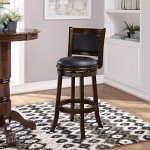 Boraam Augusta 29-Inch Swivel Bar Stool