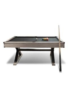 7FT Rustic Grey Pool Table with Accessories