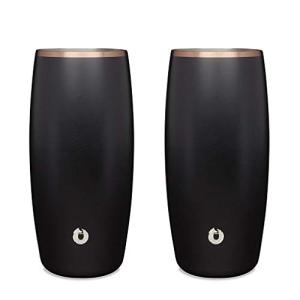 SNOWFOX Insulated Stainless Steel Beer Glasses - Set of 2