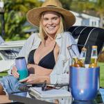 SNOWFOX Insulated Stainless Steel Beer Glasses - Set of 2