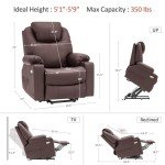 Electric Recliner Chair with Massage and Heat