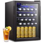 16-Bottle Mini Wine Cooler with Glass Door