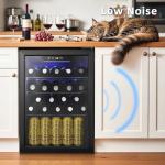 16-Bottle Mini Wine Cooler with Glass Door